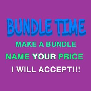 MAKE ME AN OFFER ON A BUNDLE AND I WILL ACCEPT!